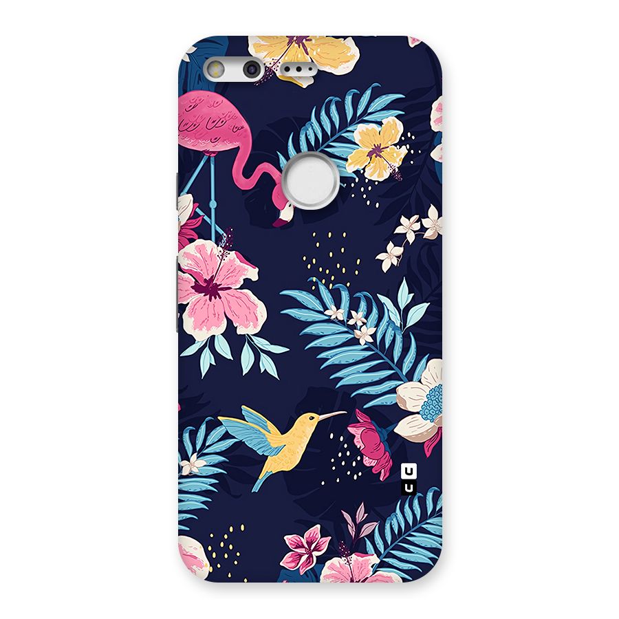 Tropical Flamingo Pattern Back Case for Google Pixel