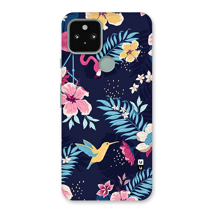Tropical Flamingo Pattern Back Case for Google Pixel 5