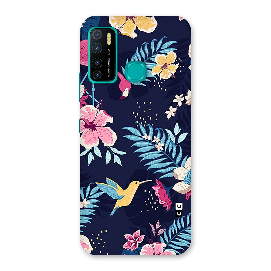 Tropical Flamingo Pattern Back Case for Infinix Hot 9 Pro