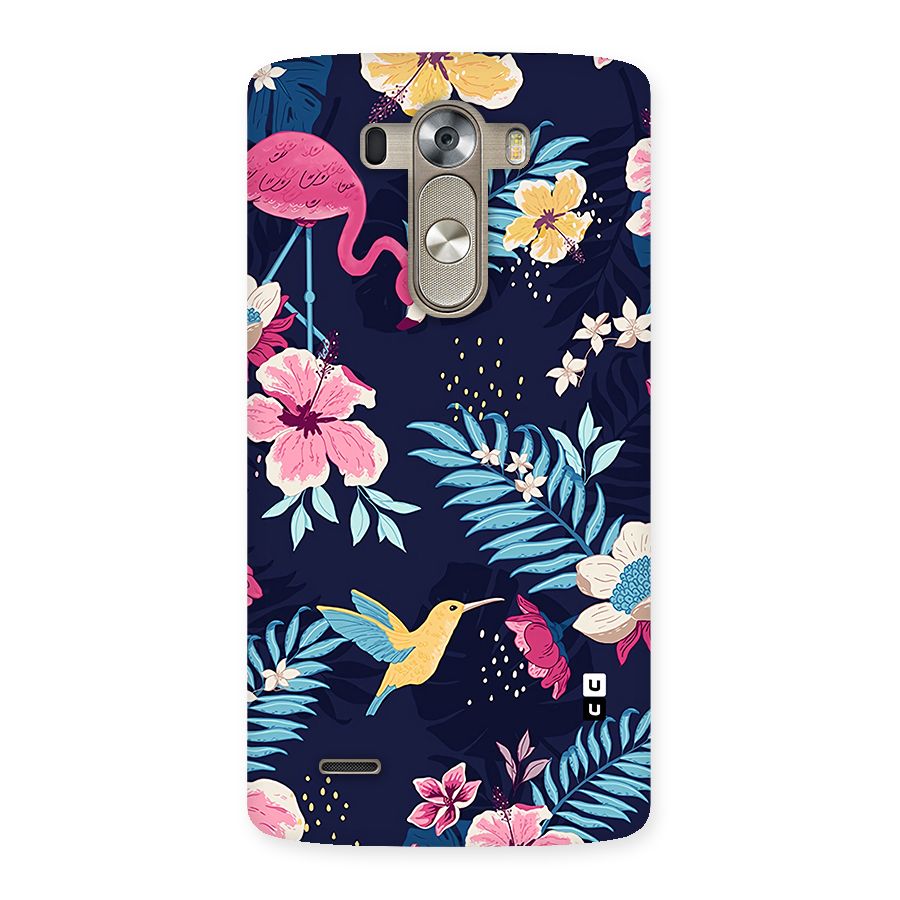 Tropical Flamingo Pattern Back Case for LG G3