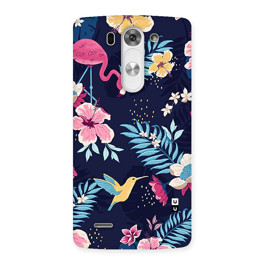 Tropical Flamingo Pattern Back Case for LG G3 Mini