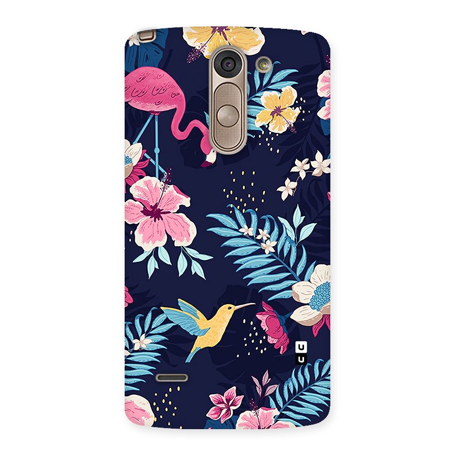 Tropical Flamingo Pattern Back Case for LG G3 Stylus