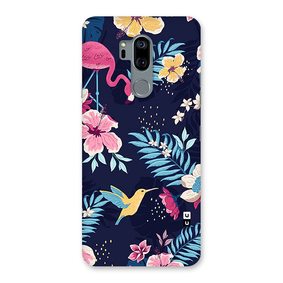 Tropical Flamingo Pattern Back Case for LG G7