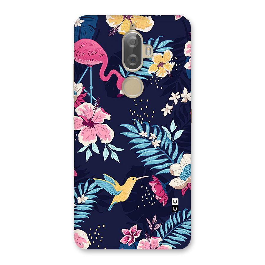 Tropical Flamingo Pattern Back Case for Lenovo K8 Plus