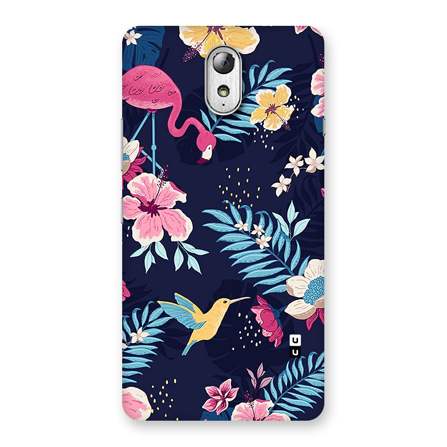 Tropical Flamingo Pattern Back Case for Lenovo Vibe P1M
