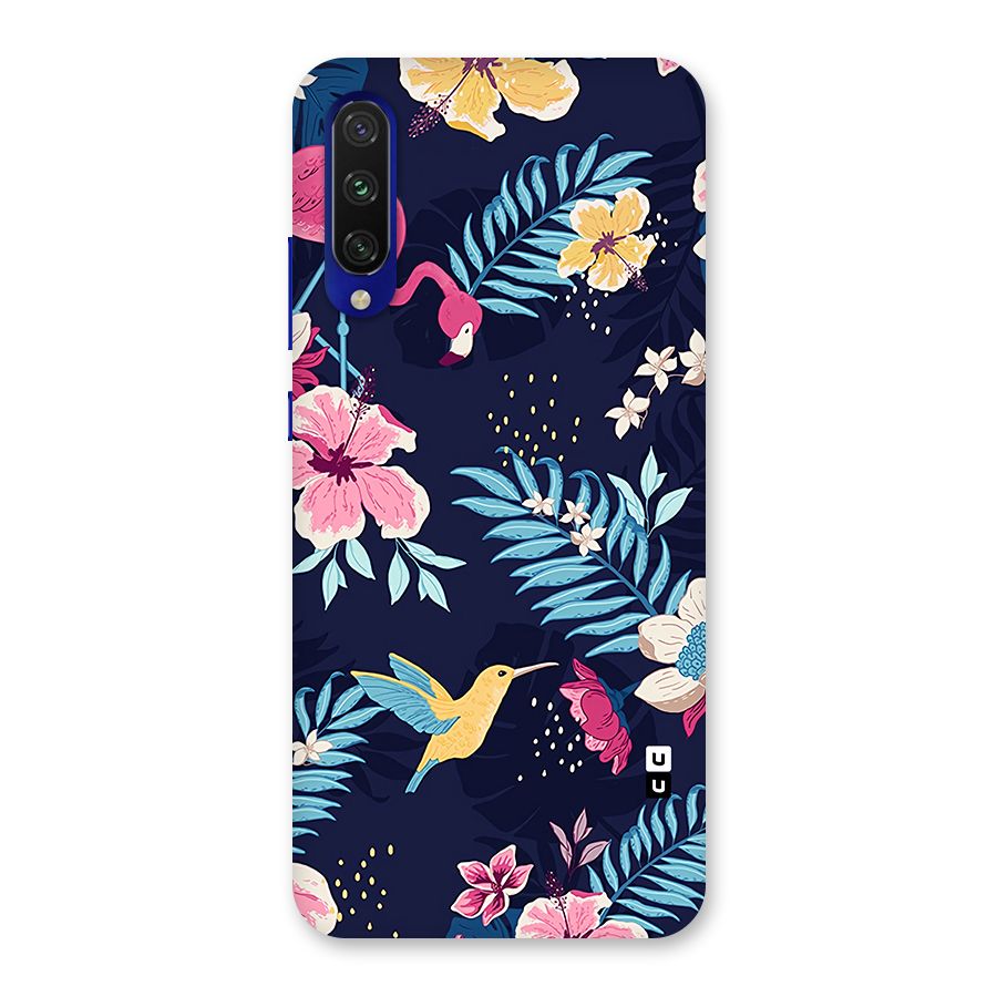 Tropical Flamingo Pattern Back Case for Mi A3