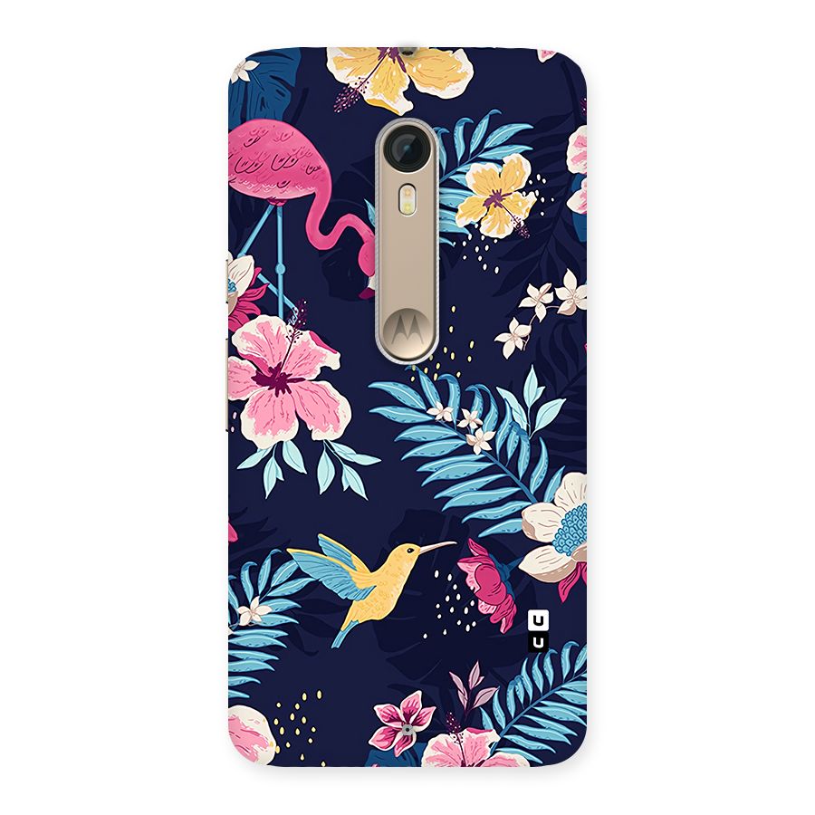 Tropical Flamingo Pattern Back Case for Moto X Style