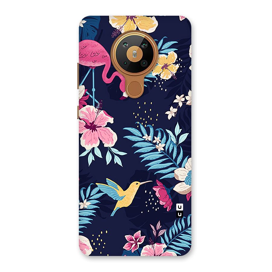 Tropical Flamingo Pattern Back Case for Nokia 5.3