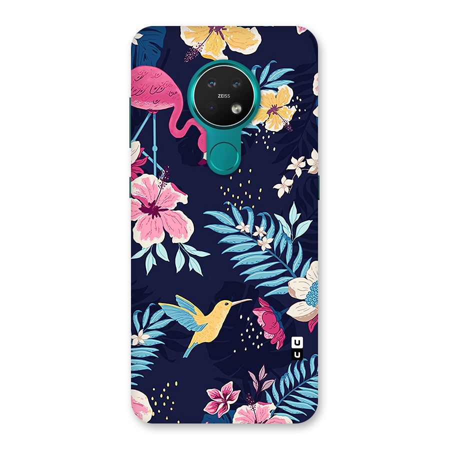 Tropical Flamingo Pattern Back Case for Nokia 7.2