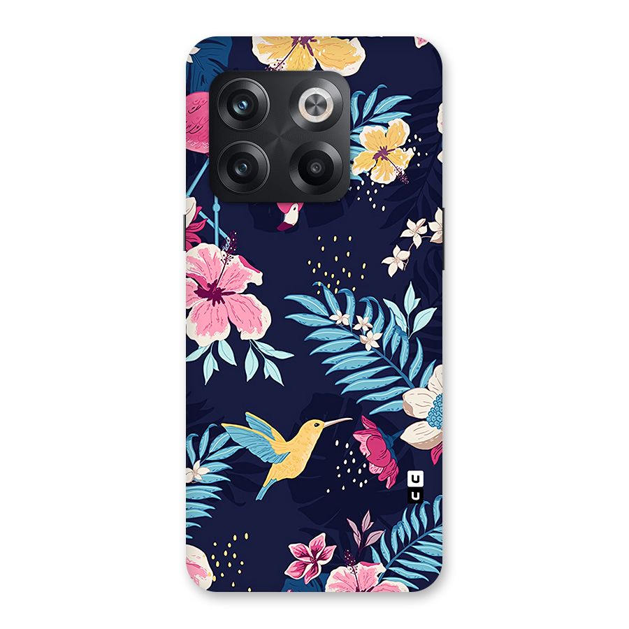 Tropical Flamingo Pattern Back Case for OnePlus 10T