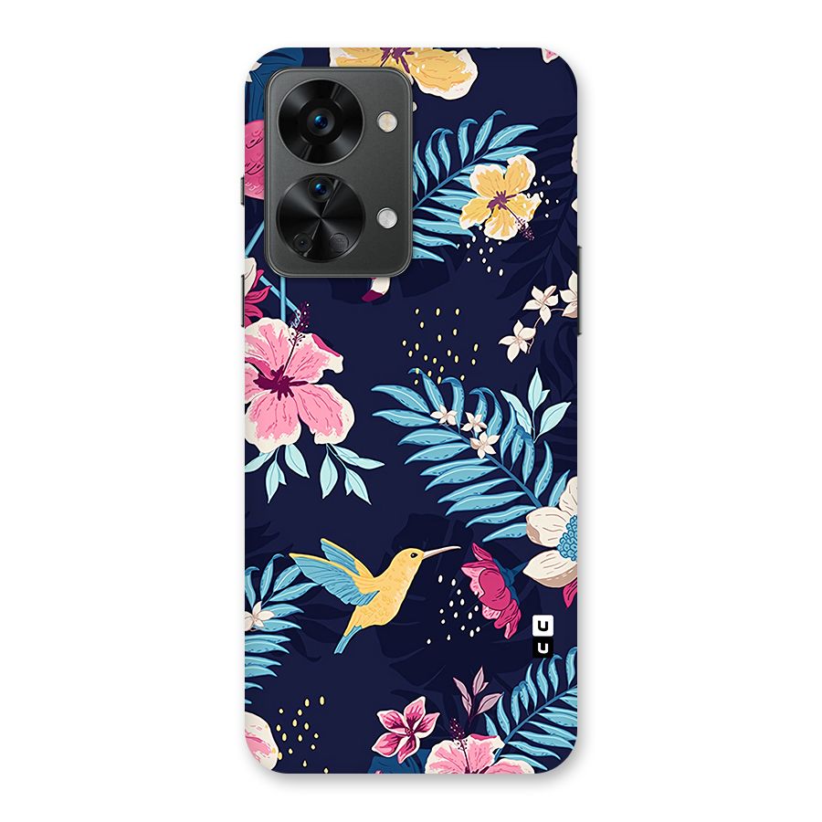 Tropical Flamingo Pattern Back Case for OnePlus Nord 2T