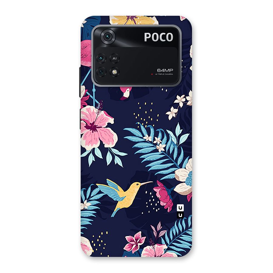 Tropical Flamingo Pattern Back Case for Poco M4 Pro 4G