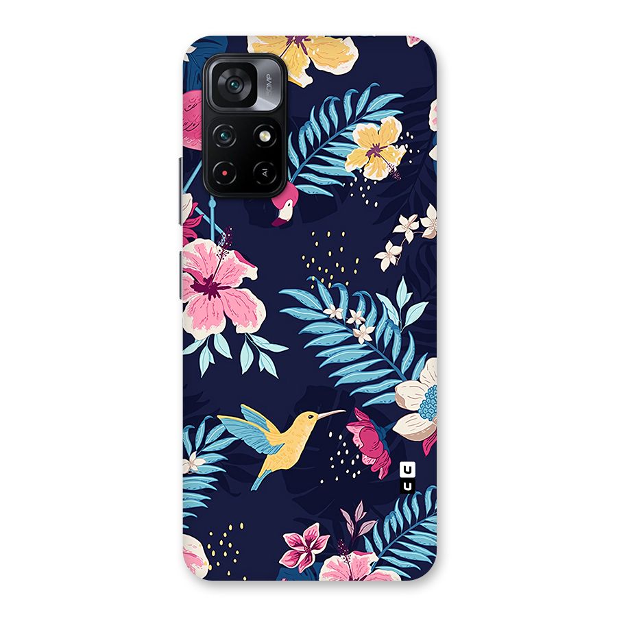 Tropical Flamingo Pattern Back Case for Poco M4 Pro 5G
