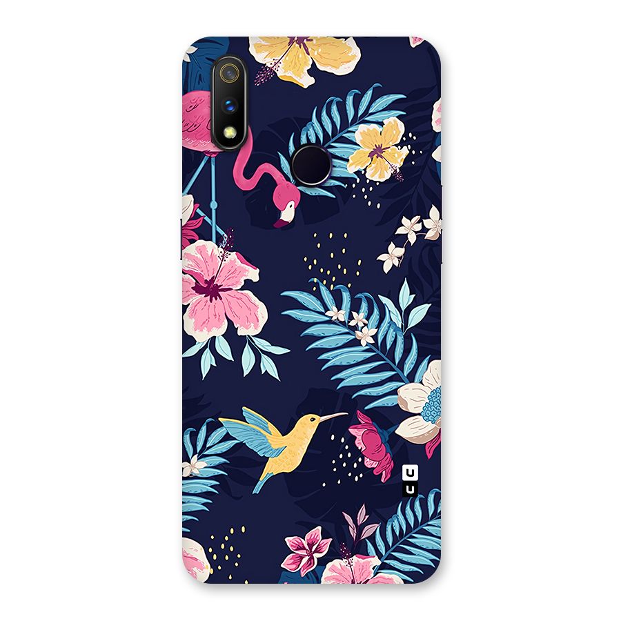 Tropical Flamingo Pattern Back Case for Realme 3 Pro