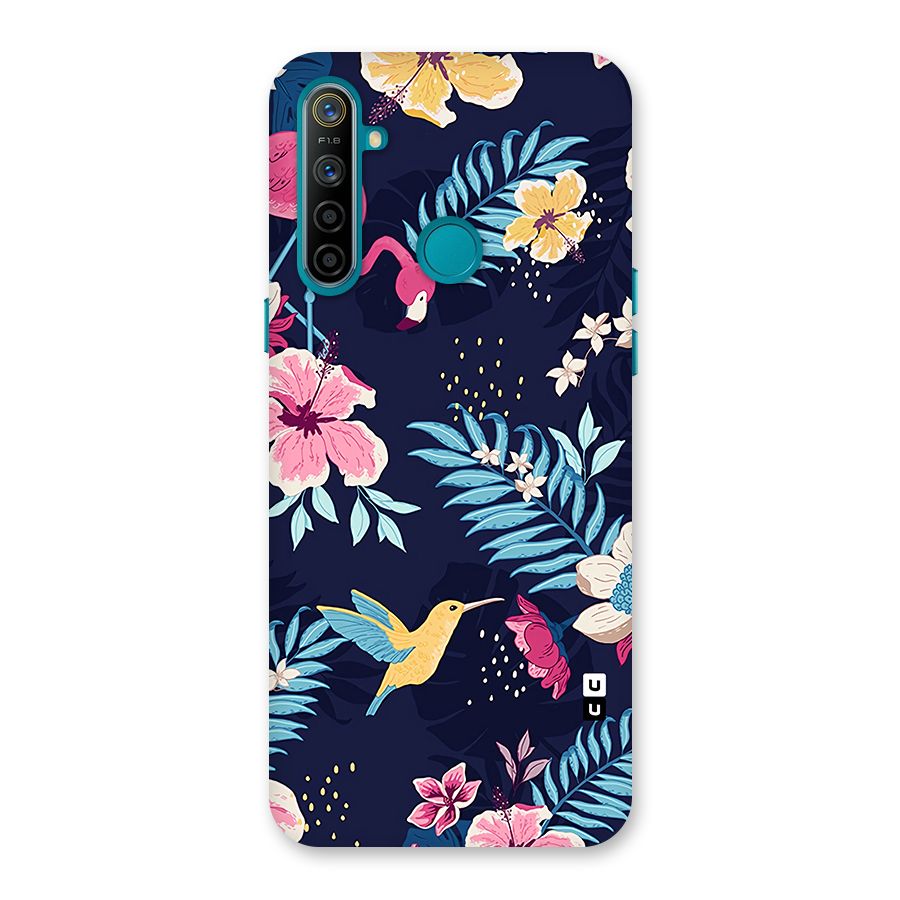 Tropical Flamingo Pattern Back Case for Realme 5i