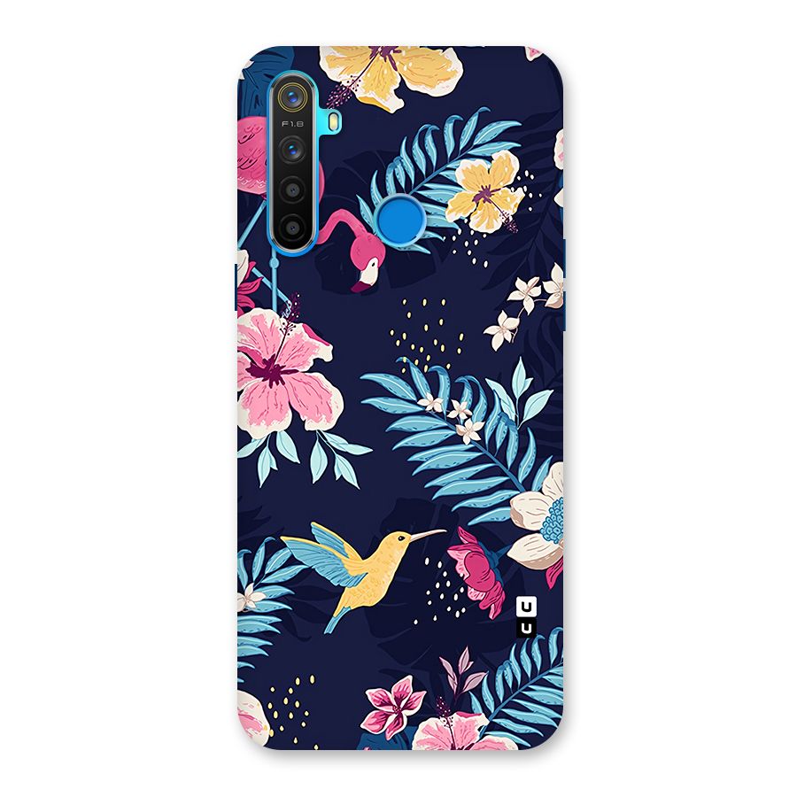 Tropical Flamingo Pattern Back Case for Realme 5s
