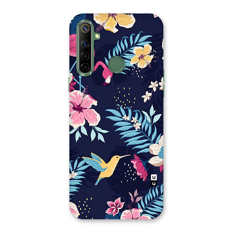 Tropical Flamingo Pattern Back Case for Realme Narzo 10