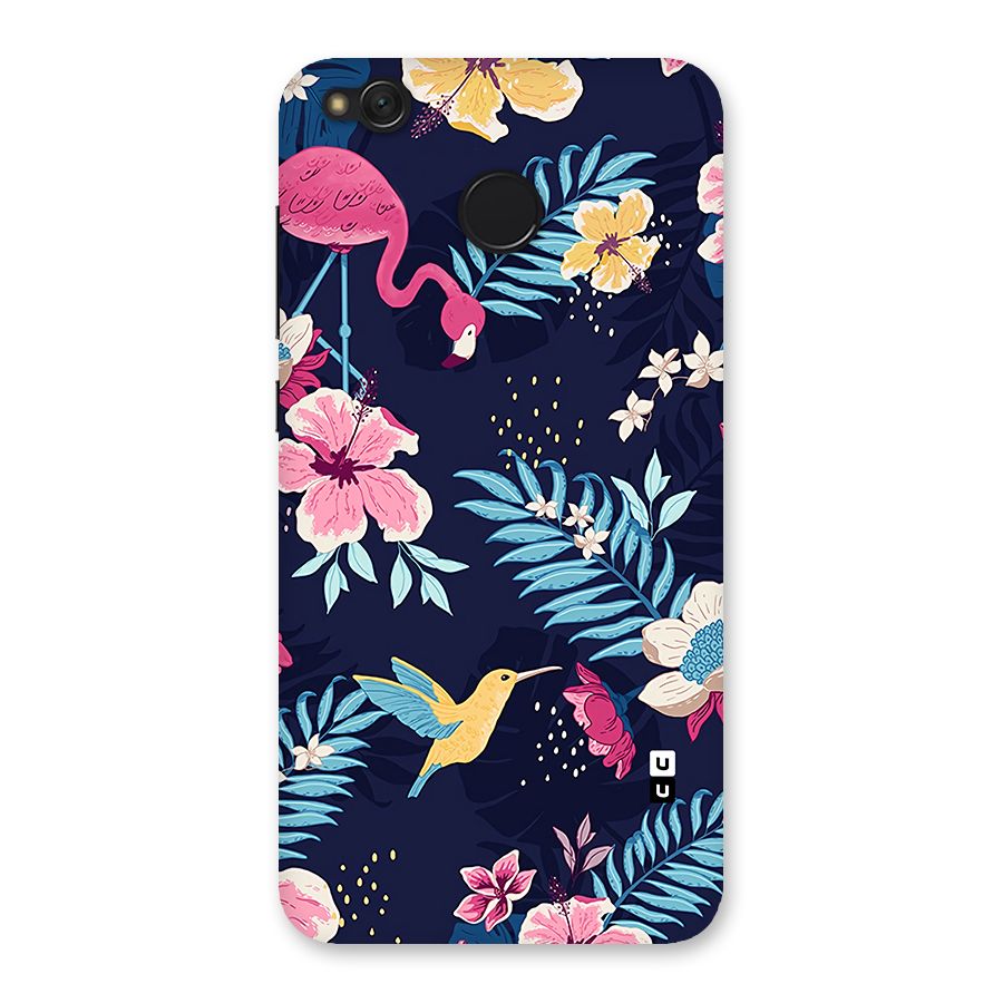 Tropical Flamingo Pattern Back Case for Redmi 4