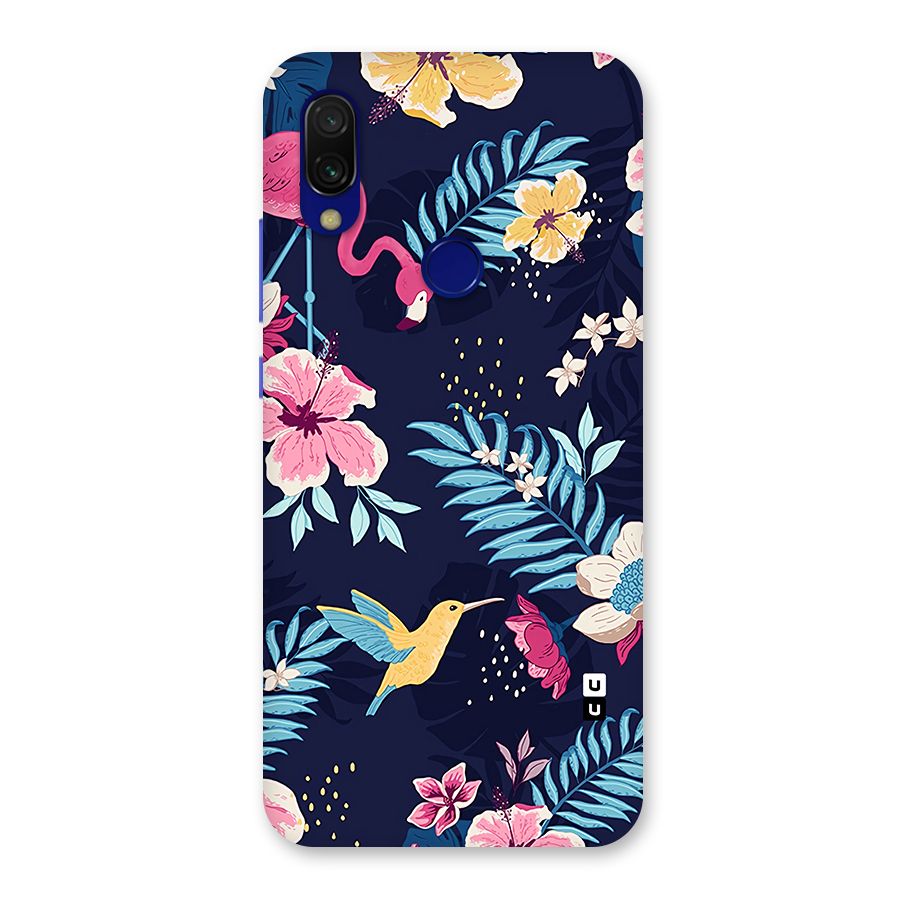 Tropical Flamingo Pattern Back Case for Redmi 7