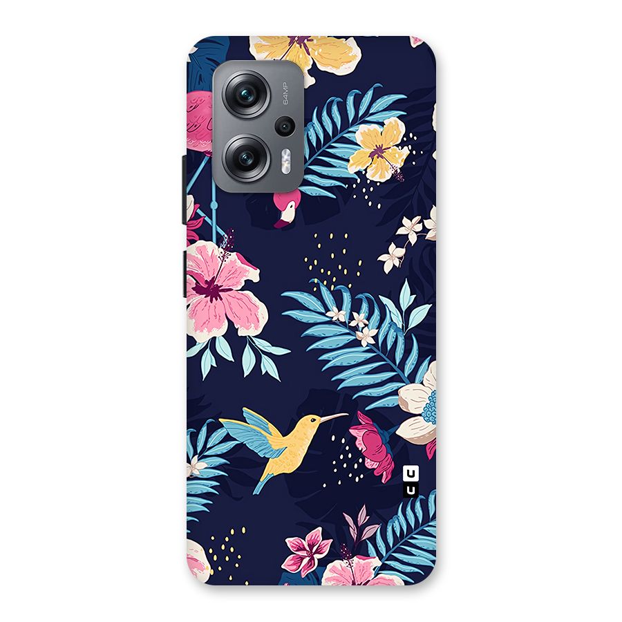 Tropical Flamingo Pattern Back Case for Redmi K50i