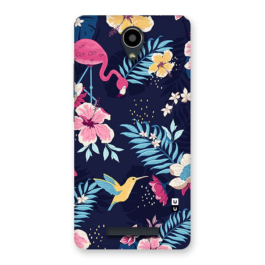 Tropical Flamingo Pattern Back Case for Redmi Note 2