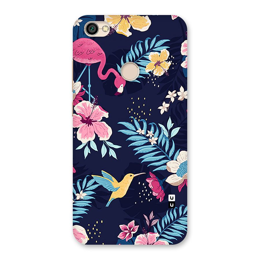 Tropical Flamingo Pattern Back Case for Redmi Y1 2017