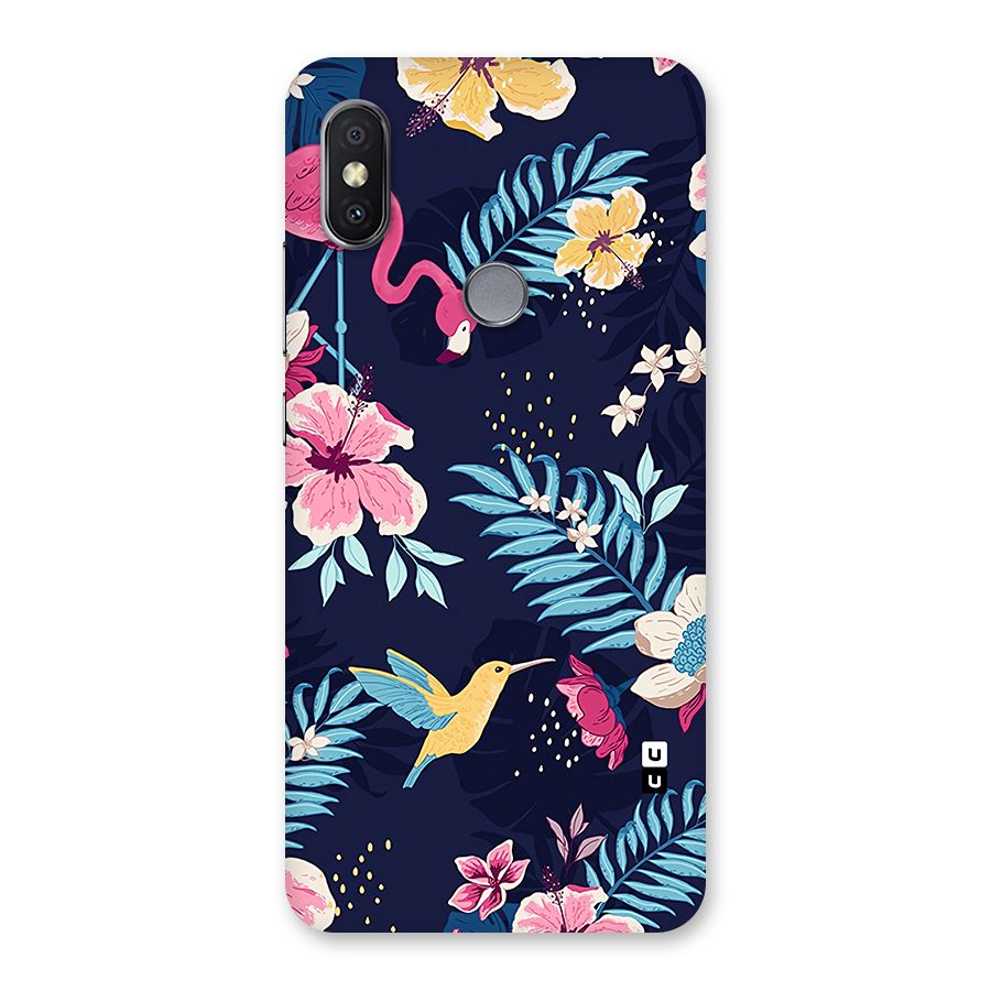 Tropical Flamingo Pattern Back Case for Redmi Y2