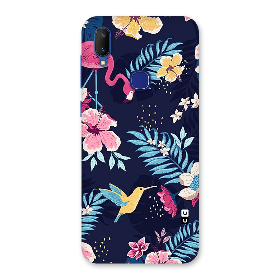 Tropical Flamingo Pattern Back Case for Vivo V11