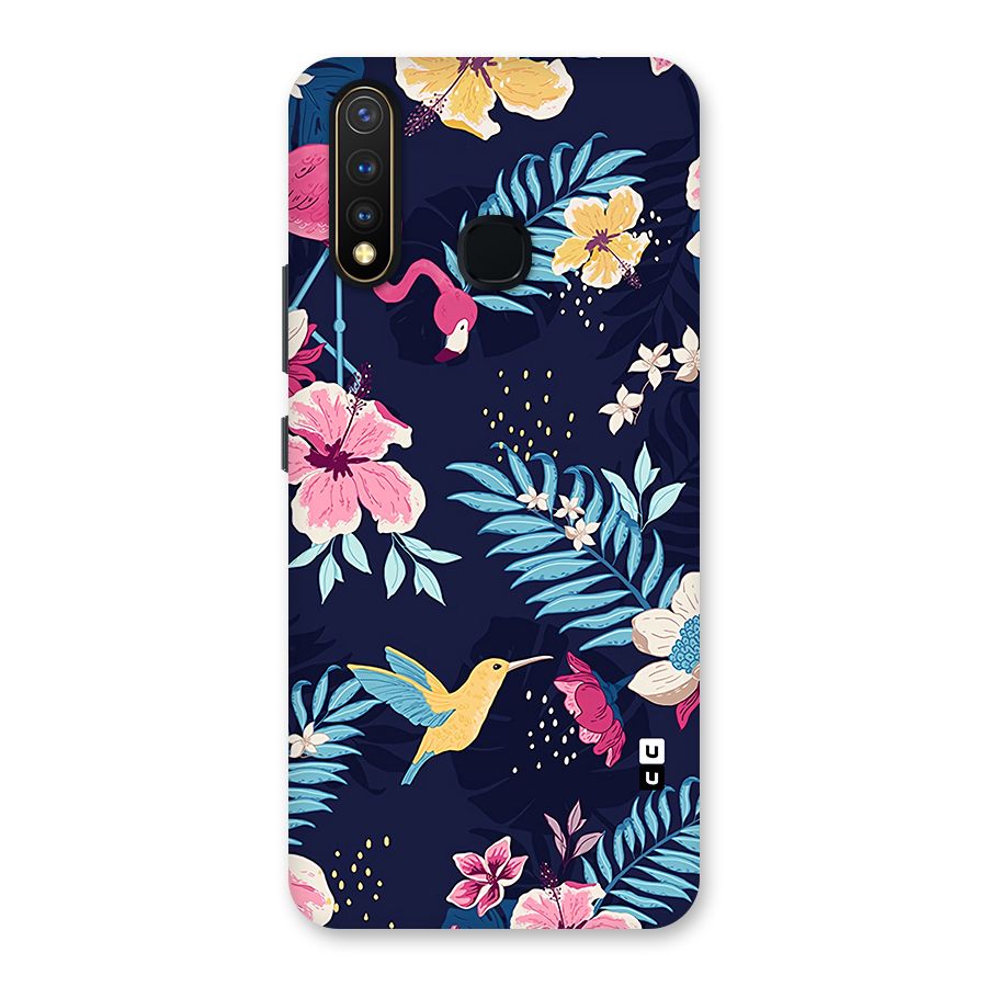Tropical Flamingo Pattern Back Case for Vivo Y19