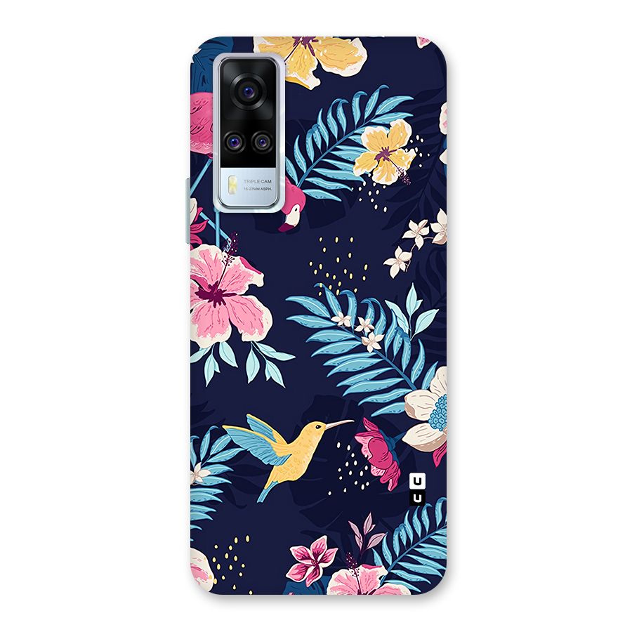 Tropical Flamingo Pattern Back Case for Vivo Y31
