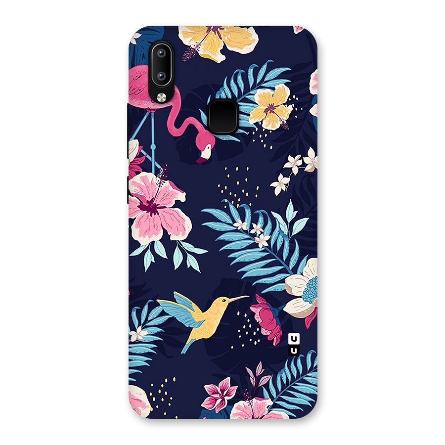 Tropical Flamingo Pattern Back Case for Vivo Y93