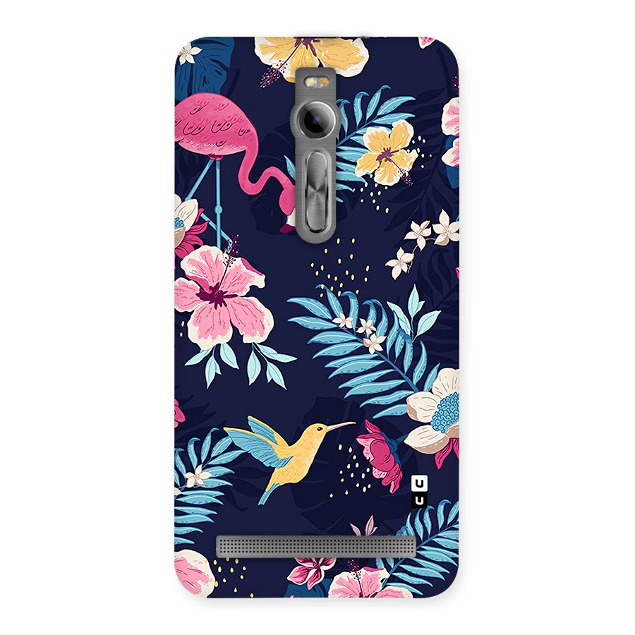 Tropical Flamingo Pattern Back Case for Zenfone 2