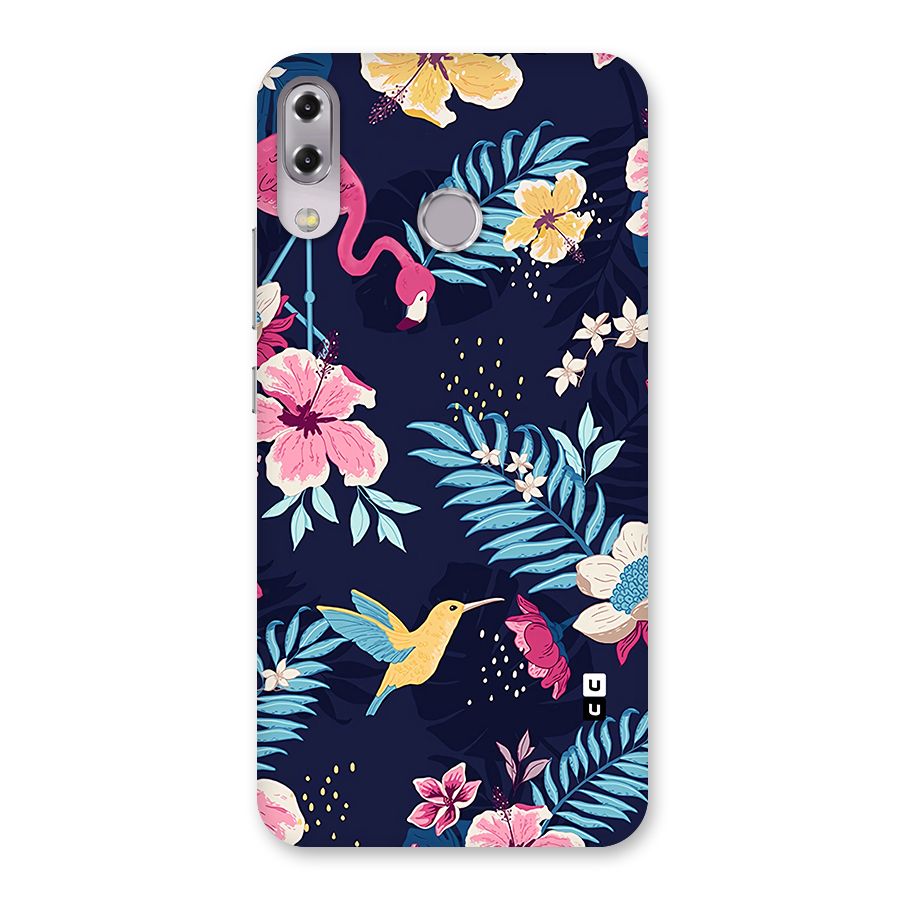 Tropical Flamingo Pattern Back Case for Zenfone 5Z