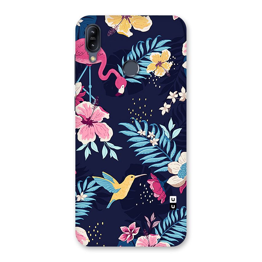 Tropical Flamingo Pattern Back Case for Zenfone Max M2