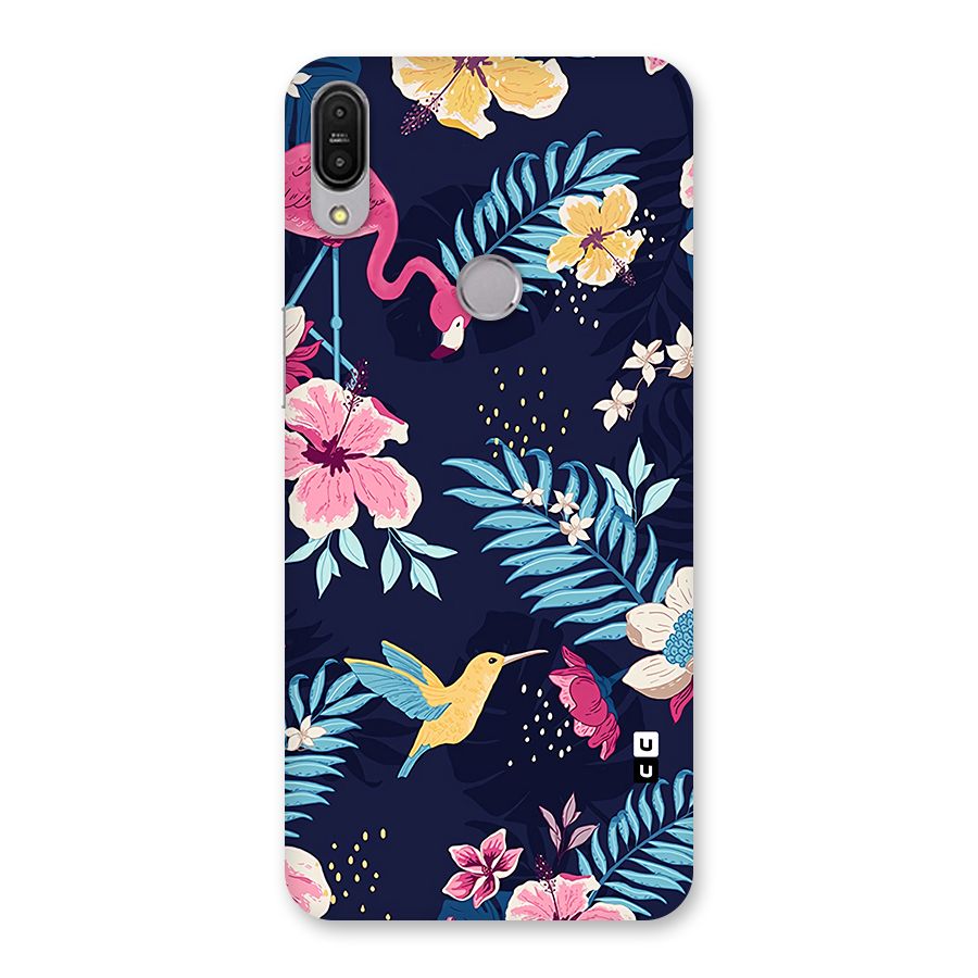 Tropical Flamingo Pattern Back Case for Zenfone Max Pro M1