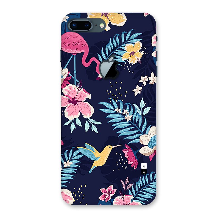 Tropical Flamingo Pattern Back Case for iPhone 7 Plus Apple Cut