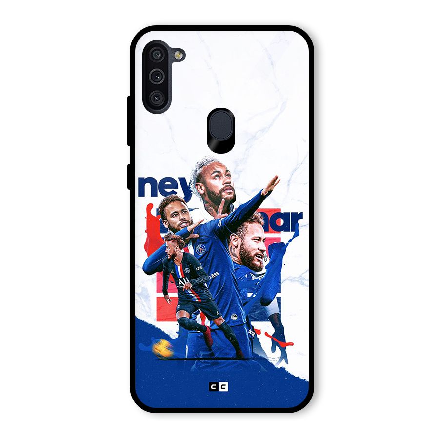 Tropical Sensation Glass Back Case for Galaxy M11