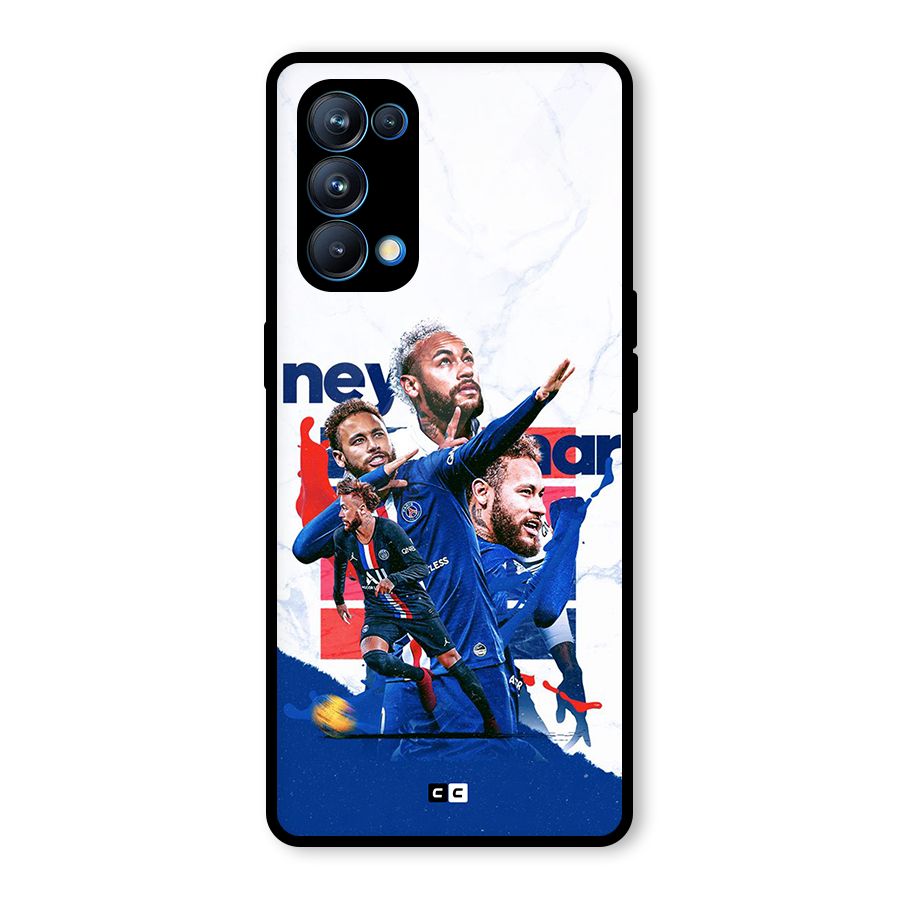 Tropical Sensation Glass Back Case for Oppo Reno5 Pro 5G