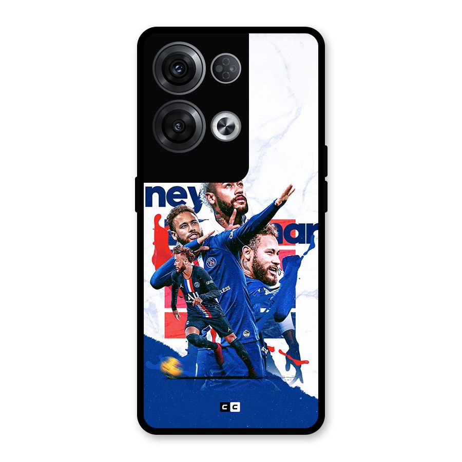 Tropical Sensation Glass Back Case for Oppo Reno8 Pro 5G