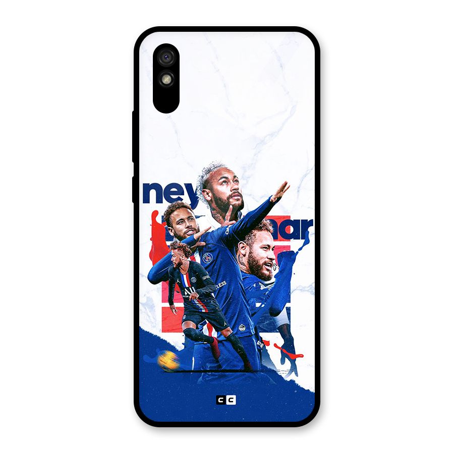 Tropical Sensation Glass Back Case for Redmi 9A