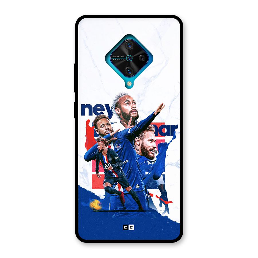 Tropical Sensation Glass Back Case for Vivo S1 Pro