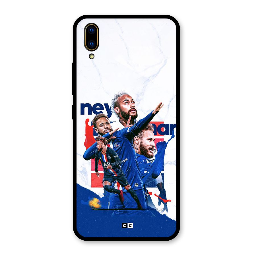 Tropical Sensation Glass Back Case for Vivo V11 Pro