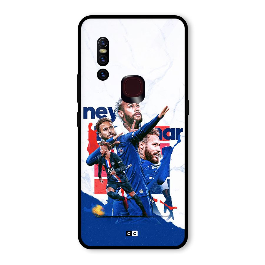 Tropical Sensation Glass Back Case for Vivo V15