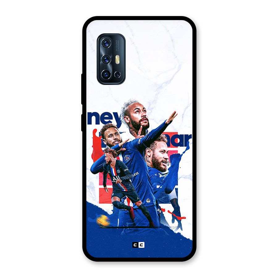 Tropical Sensation Glass Back Case for Vivo V17