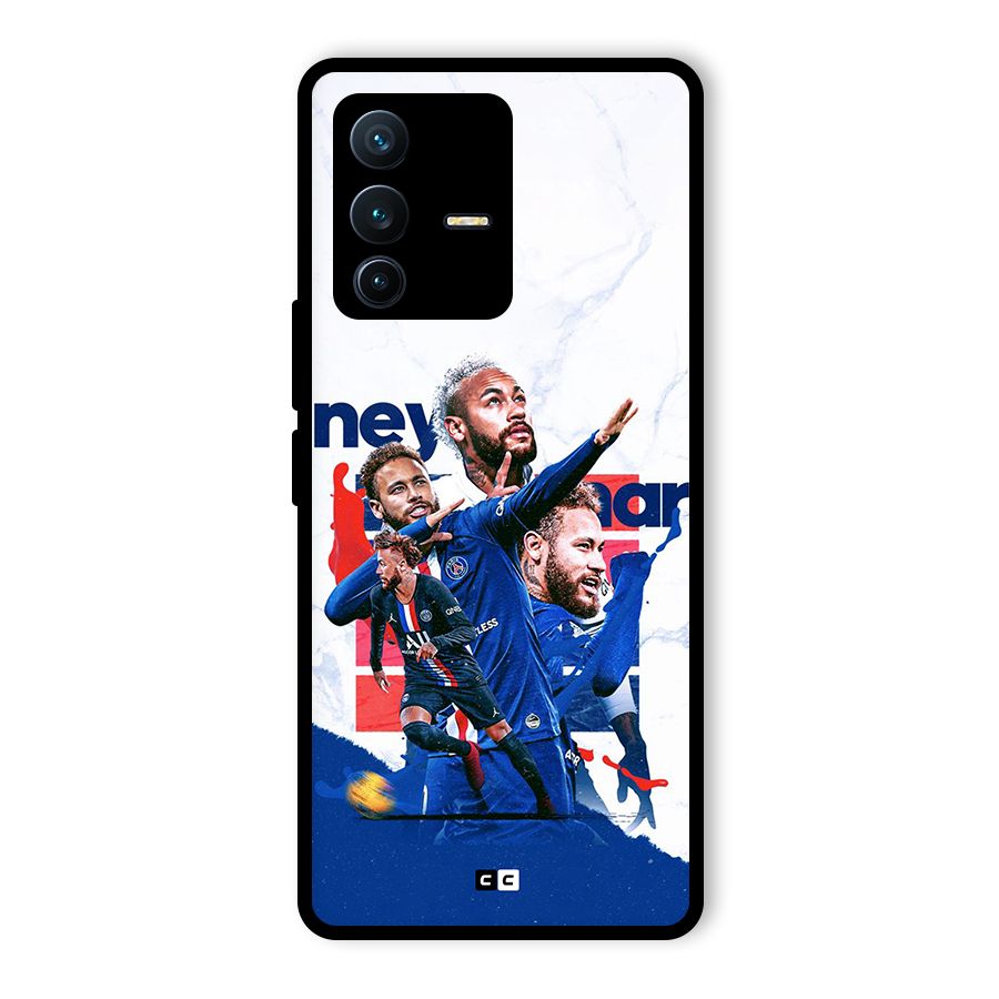 Tropical Sensation Glass Back Case for Vivo V23 Pro