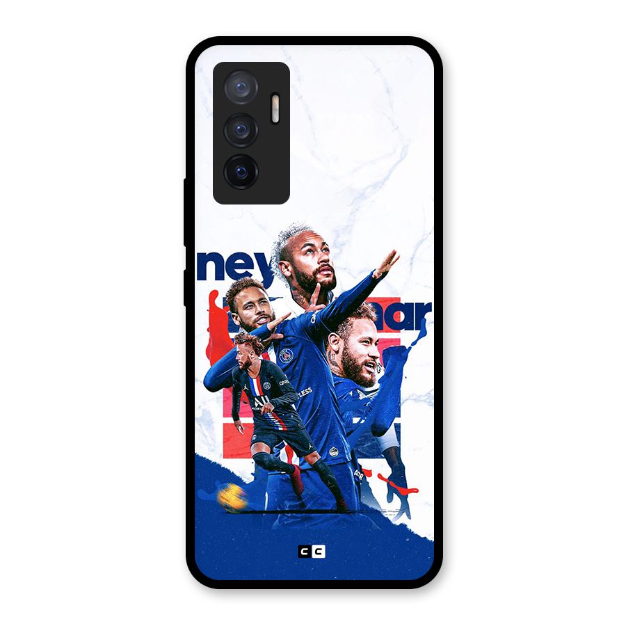 Tropical Sensation Glass Back Case for Vivo V23e
