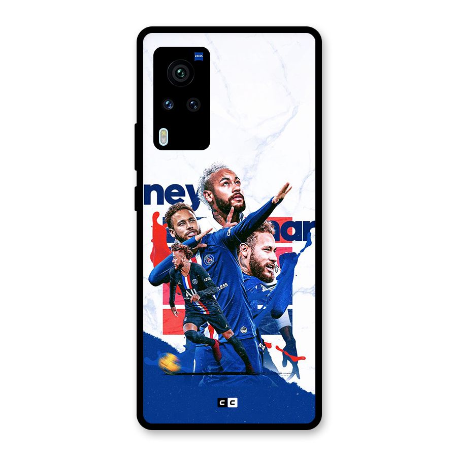 Tropical Sensation Glass Back Case for Vivo X60 Pro