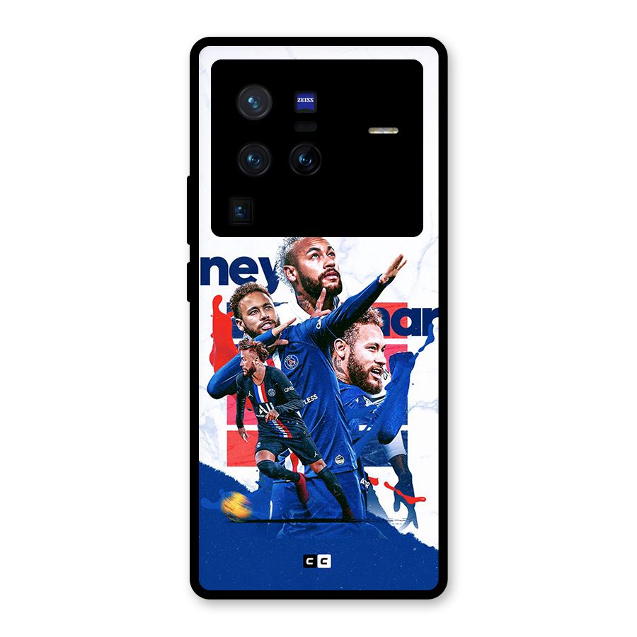 Tropical Sensation Glass Back Case for Vivo X80 Pro