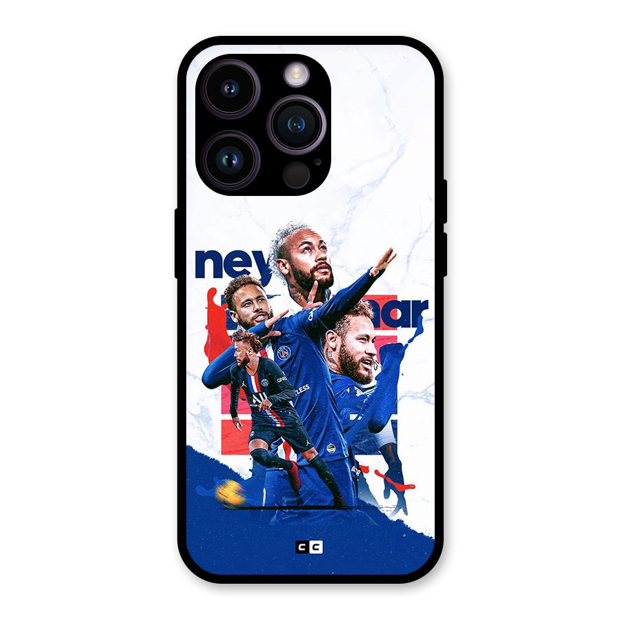 Tropical Sensation Glass Back Case for iPhone 14 Pro