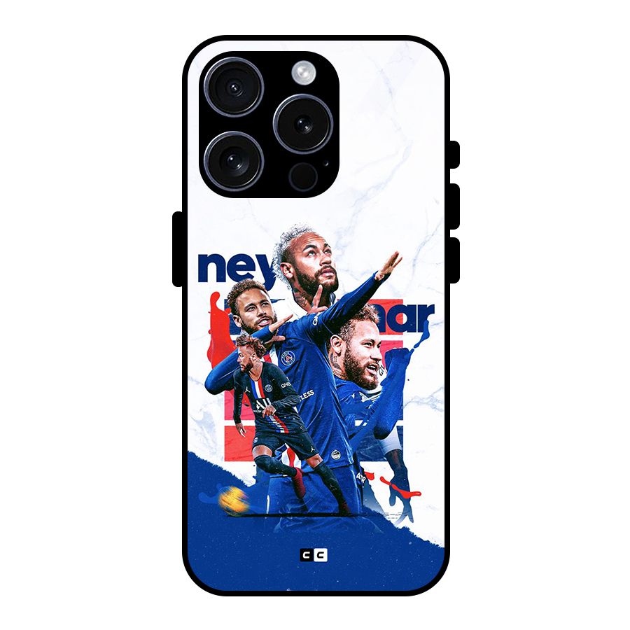 Tropical Sensation Glass Back Case for iPhone 15 Pro